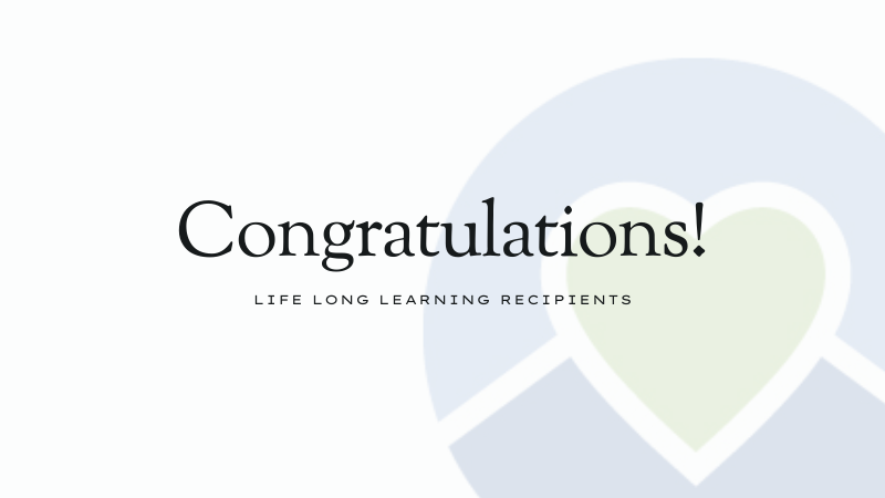 Life Long Learning Recipients 2022 LP