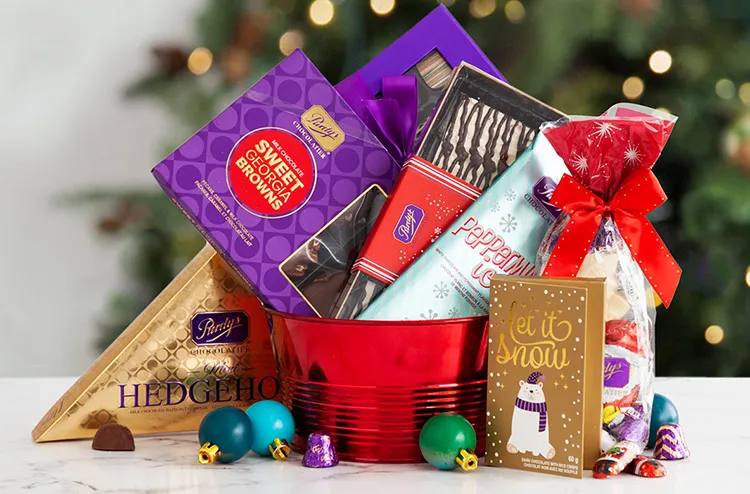 Mobile Holiday Treats Gift Basket
